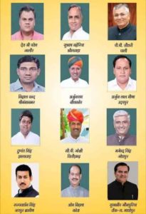 Loksabha election BJP candidates list