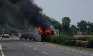 udaipur jaisamand road rioters fired police vehicle5