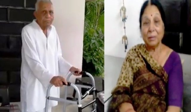 loot in udaipur sector 4 oldage women