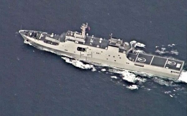 china warship in hind mahasagar
