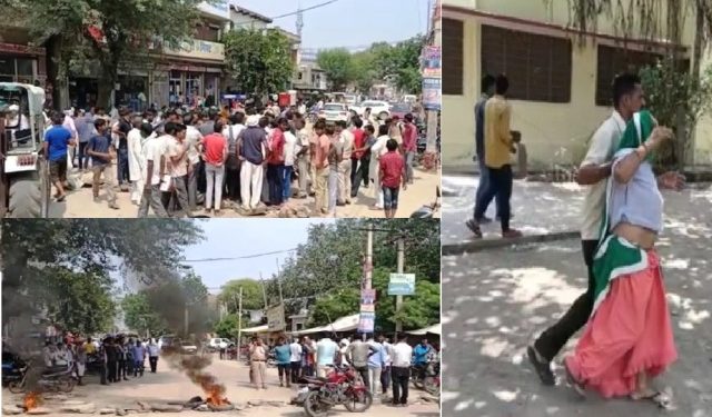sangh pramukh bhagwat carget car hit a bike