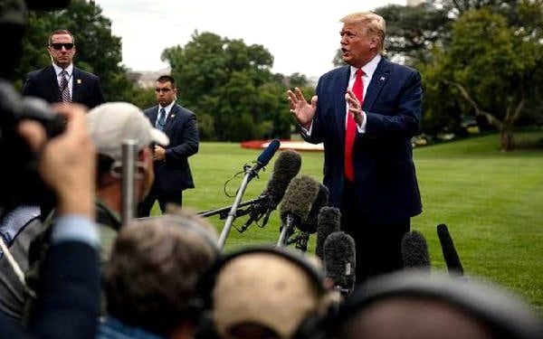 trump said peace talk mission spoted between afganistan or taliban