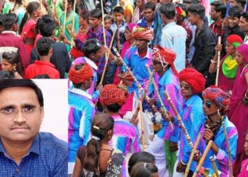 gere dance tribal society holi festival collective tripura sundre temple banswara rajasthan india female men