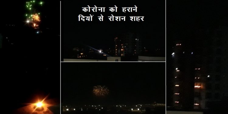 people lite the lamp on 9pm 5th march