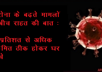 corona positive recovered case more than 50 percent in rajasthan