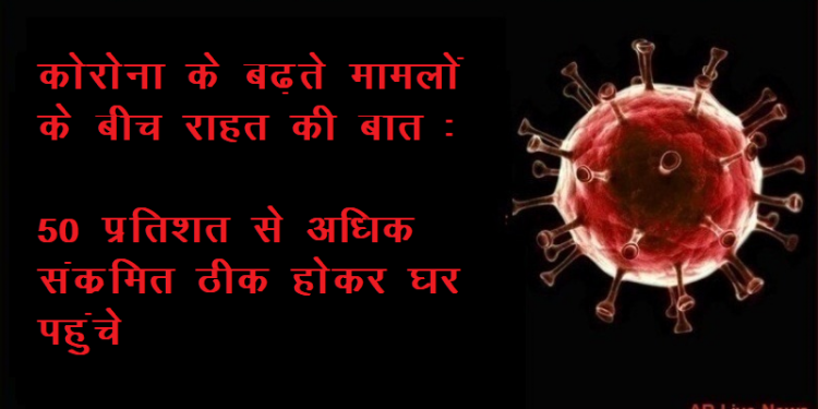 corona positive recovered case more than 50 percent in rajasthan