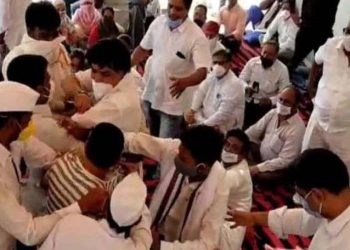 ajmer congress workers clashed In ShraddhanjaliSabha