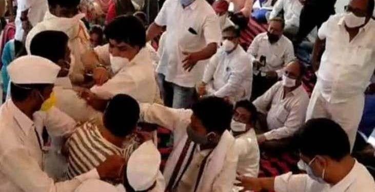 ajmer congress workers clashed In ShraddhanjaliSabha