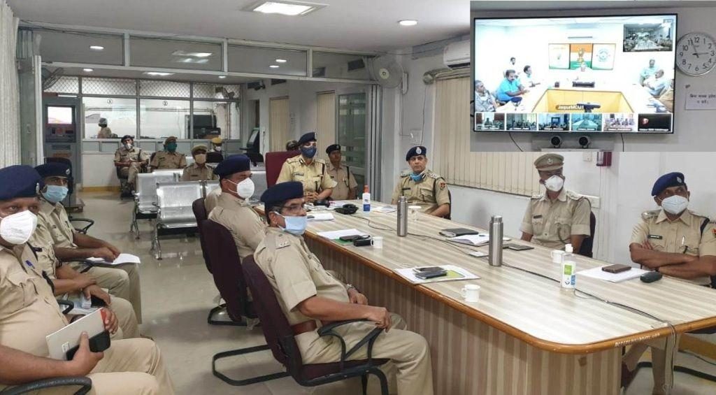 cm ashok gehlot vc with all police station sho of rajasthan