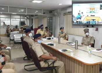 cm ashok gehlot vc with all police station sho of rajasthan