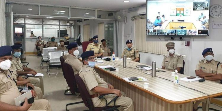 cm ashok gehlot vc with all police station sho of rajasthan