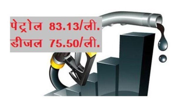 prtrol and diesel prices hiked in rajasthan