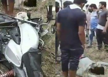 udaipur corona lab technician die in road accident