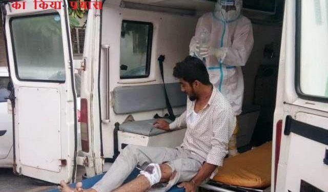 udaipur quarantine corona positive prisoner try to ran away and slipped from 4th floor of hospital