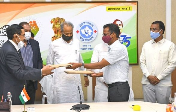 राजस्थान में टेक्सटाइल,रक्षा एवं उड्डयन क्षेत्र में होगा 4000 करोड़ रूपये का निवेश, श्री वल्लभ पित्ती ग्रुप के साथ हुआ एमओयू