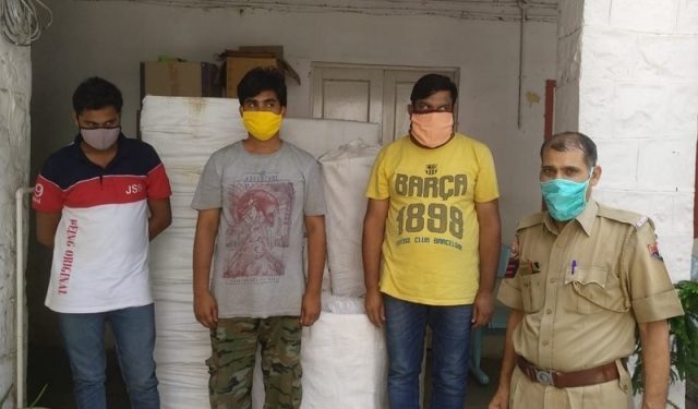 jaipur police seized fake product of miraj tabacco brand