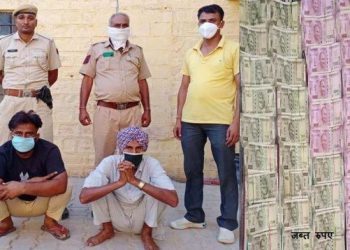 police seized rs 4493000 possession of truck driver going to pokhran to punjab