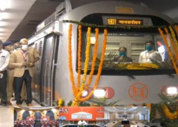 rajasthan first under ground metro rail starts cm gehlot flag off metro for badi chaupar to mansarovar
