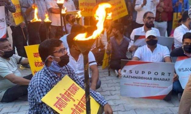 wedding event association protest on 50 guest limit in marriage in rajasthan