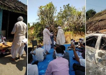 dungarpur kherwada violence case kirodi lal meena reached rishabhdev kherwada and meet victim family members