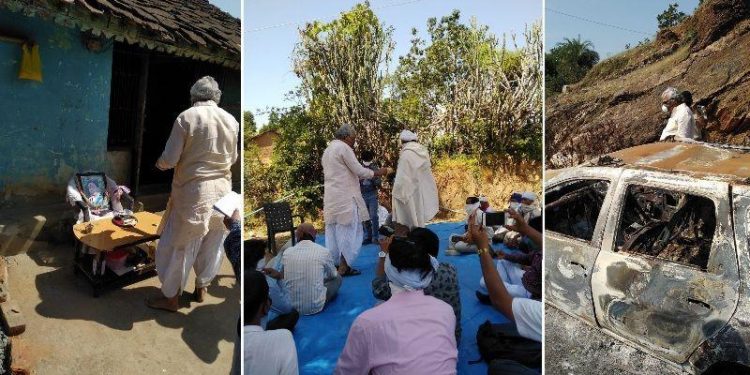 dungarpur kherwada violence case kirodi lal meena reached rishabhdev kherwada and meet victim family members