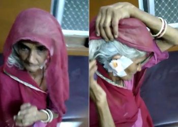 loot with old age lady in gogunda udaipur