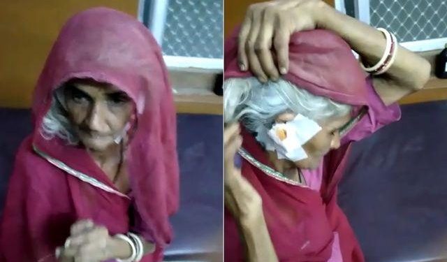 loot with old age lady in gogunda udaipur