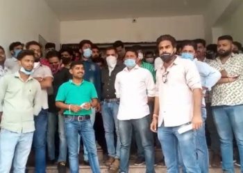 udaipur student protest in bn university for agriculture course degree approval