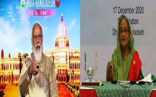 pm narendra modi or bangladesh pm sheikh hasina summit