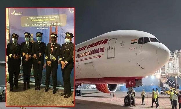 air india female pilots makes history fly from san francisco to bangalore via north pole