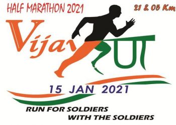 half marathon will be held on 15 january to celebrate army day in udaipur