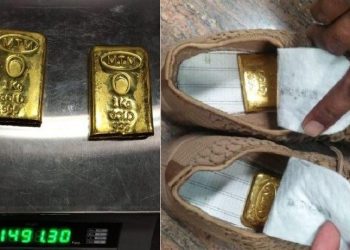 man caught with 1491 gram gold biscuits at jaipur airport