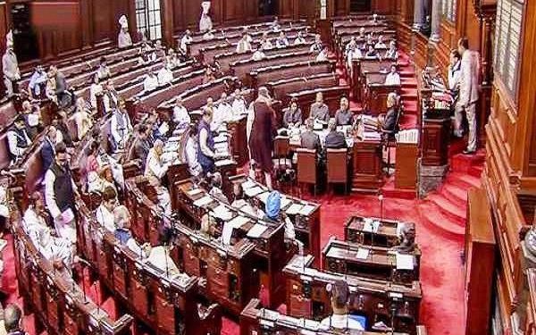 rajya sabha proceeding continuous with peace
