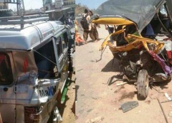 over speed car accident 1 man die or 7 injured