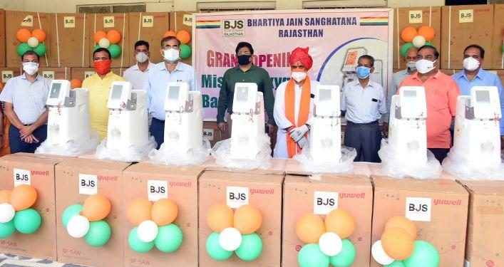oxygen bank starts with 101 oxygen concentrator in udaipur