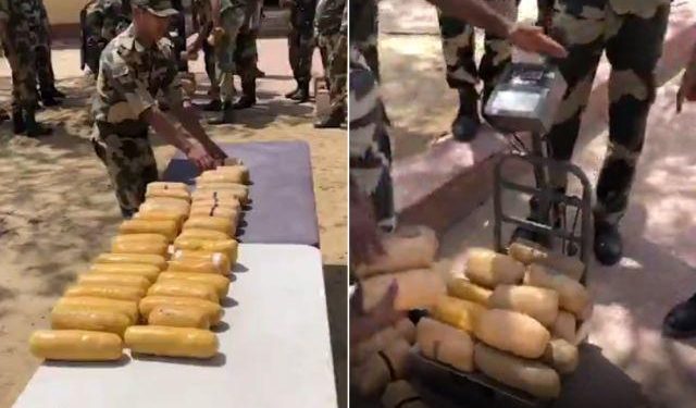 bsf siezed heroin cost rs 300 crore in bikaner on india pakistan border rajasthan