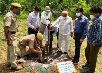 forest minister sukharam vishnoi visit forest area udaipur