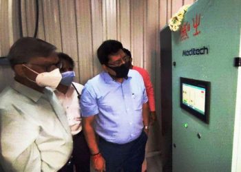 udaipur lipi data company donates oxygen plant to mb hospital