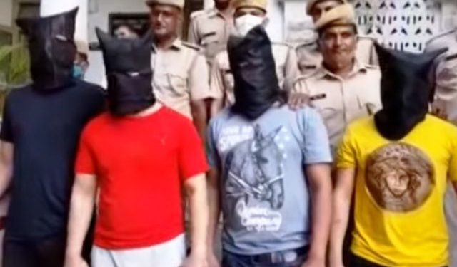 udaipur police arrests most wanted criminals of firing on property dealer in nai police thana area