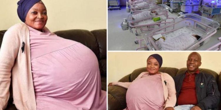 woman gives birth to 10 babies in south africa break Guinness World record