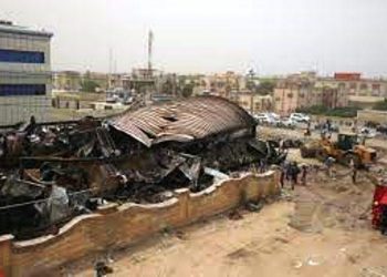 92 died in massive fire of covid ward hospital iraq