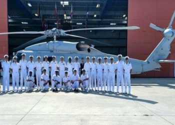indian navy receives romeo multi role helicopter from american navy