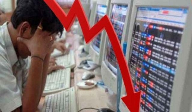 stock market falling today sensex crashed