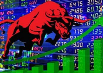 market closed on record level sensex crosses 54800