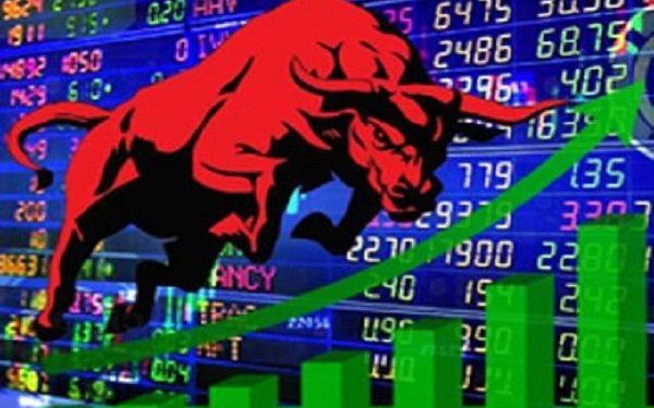 market closed on record level sensex crosses 54800