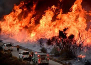 massive fire in california