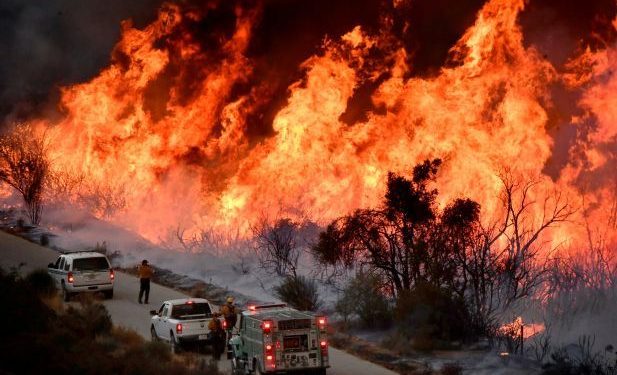 massive fire in california