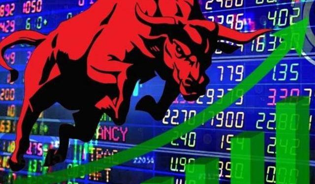share market on high sensex closes at record high