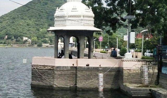 udaipur fatehsagar water gauge crosses 9 feet
