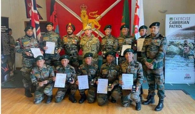 INDIAN ARMY TEAM WINS GOLD MEDAL IN EXERCISE CAMBRIAN PATROL